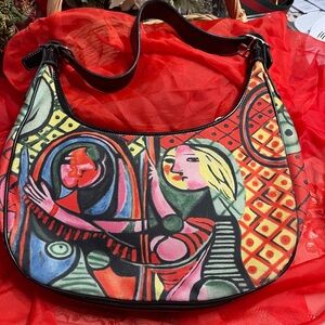 Artistic Multicolor Shoulder Bag